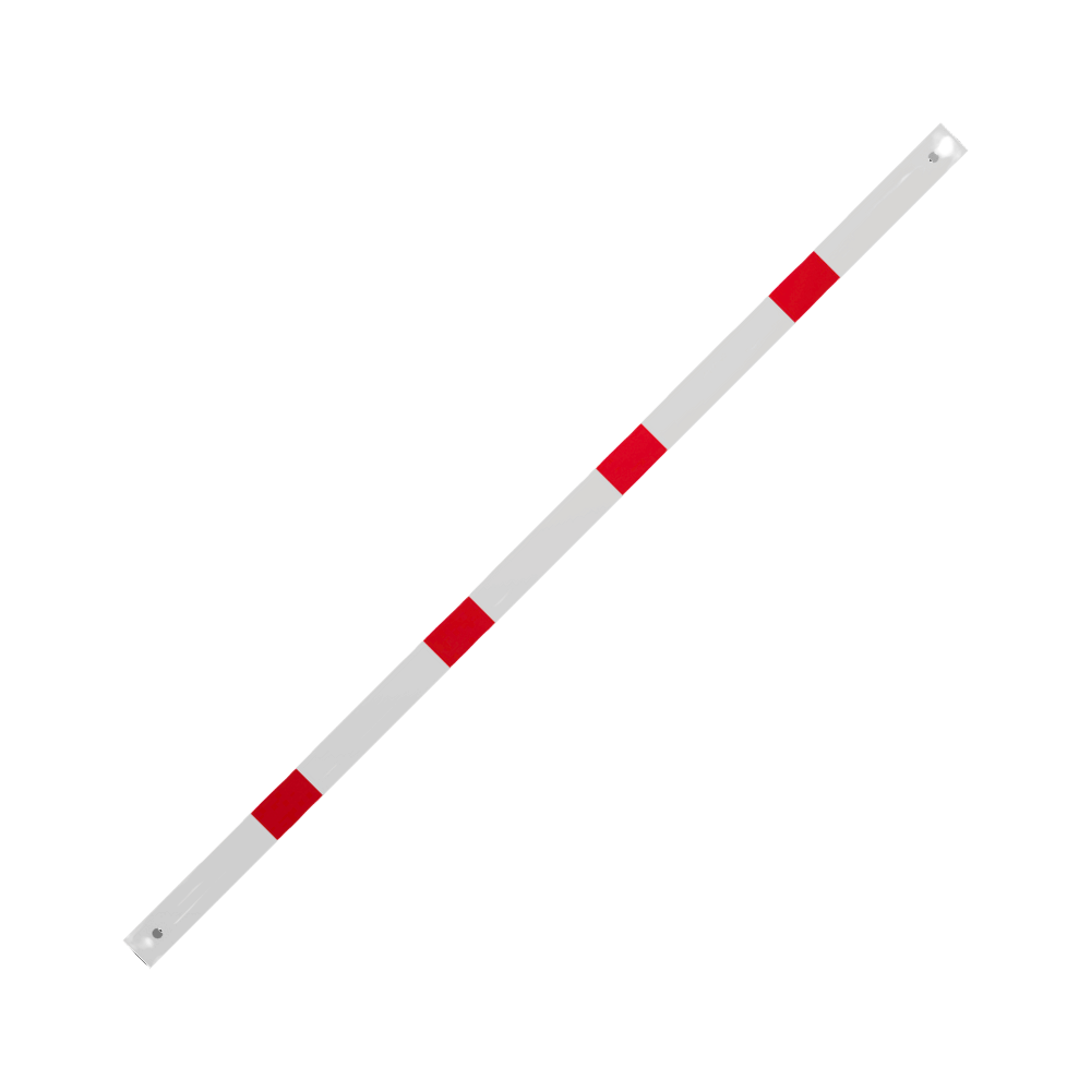 Liggers voor veiligheidsrailing 70x70 mm wit-rood