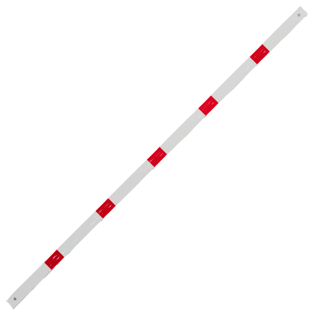 Liggers voor veiligheidsrailing 70x70 mm wit-rood