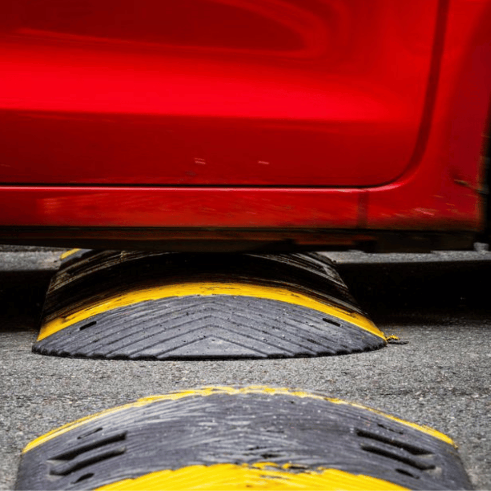 Verkeersdrempel 7 cm hoog | Complete set vanaf 200 cm lengte