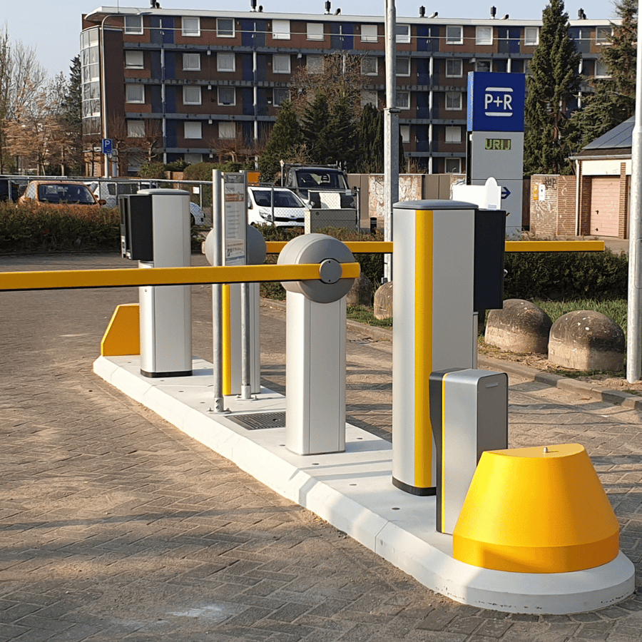 Verkeerseiland 5 meter compleet | Voor slagbomen en meldposten