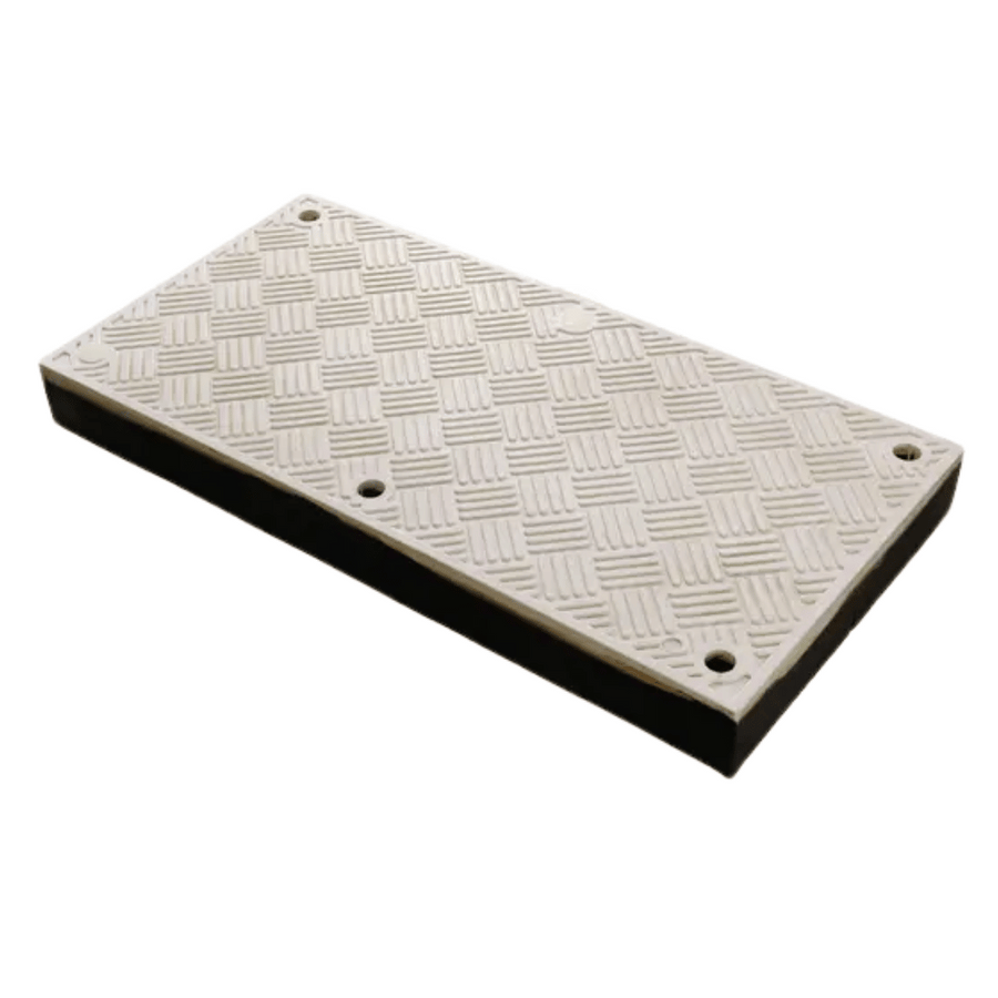 Zebra verkeersplateau 400 x 350 x 10 cm | Installatie gereed geleverd