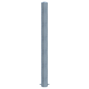 Parkeerpaal Ø102 mm | Verzinkt staal | Voor verankering in beton of op voetplaat