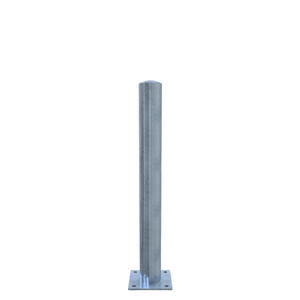Parkeerpaal Ø102 mm | Verzinkt staal | Voor verankering in beton of op voetplaat
