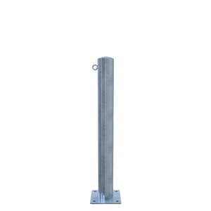 Parkeerpaal Ø102 mm | Verzinkt staal | Voor verankering in beton of op voetplaat